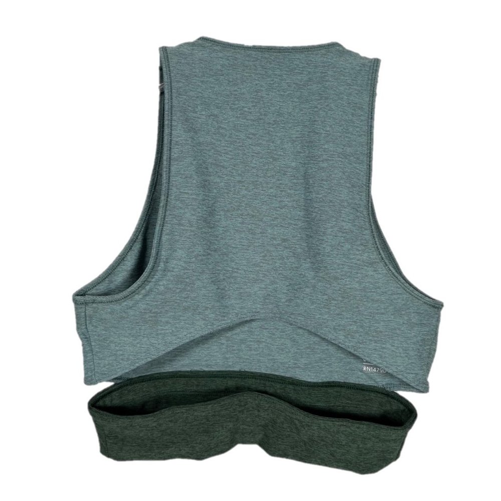 Outdoor Voices Tri-Tone Slash Back Crop Top Sports Bra Size XS - Picture 2 of 3